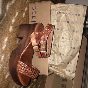 Bed Stu wedges Cognac Size 8